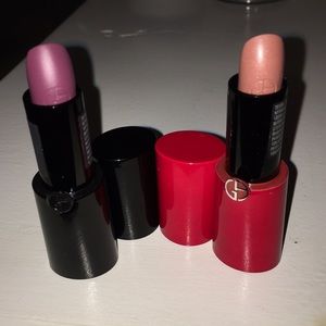 Giorgio Armani Lipsticks (2) + Lip Care